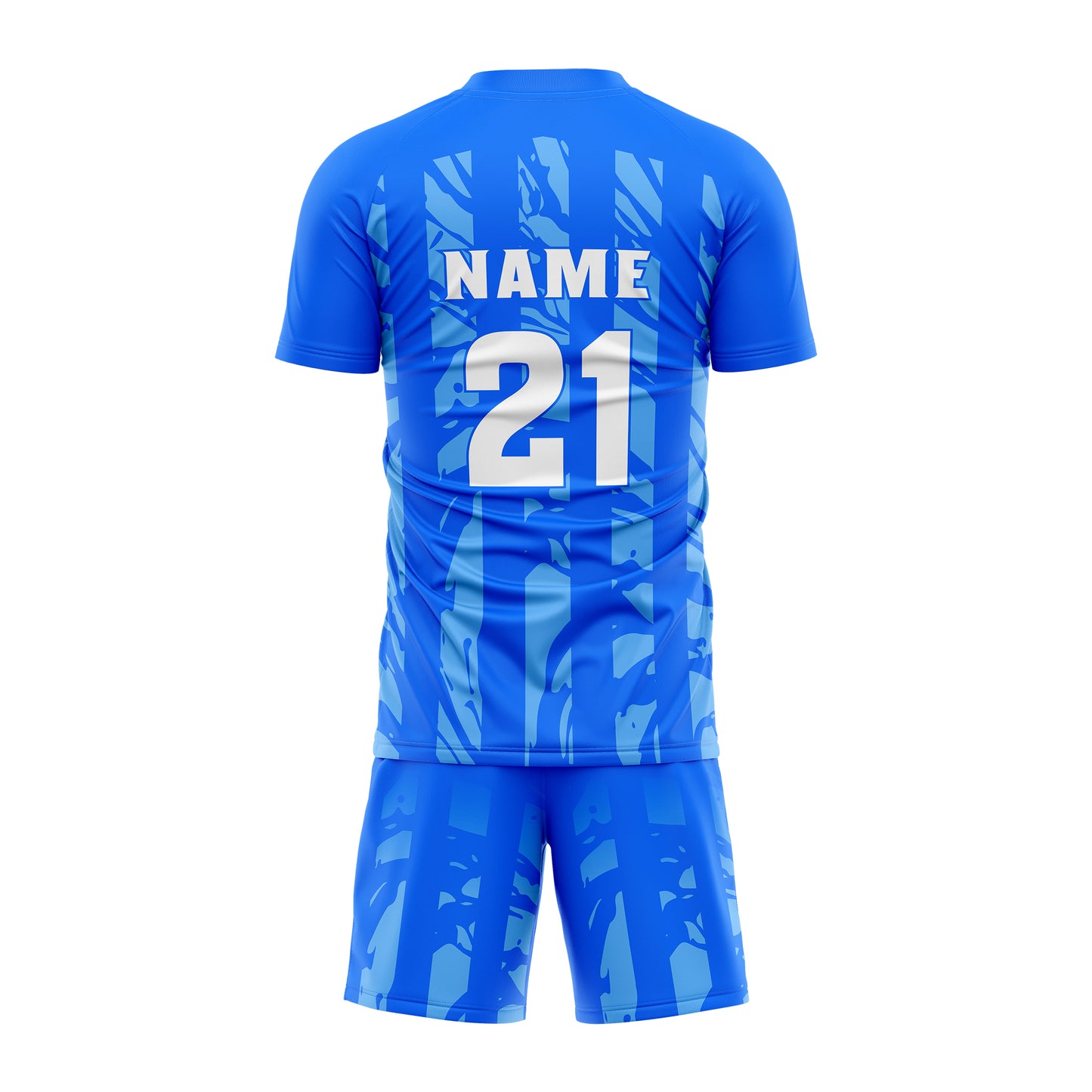 Blue Enigma Soccer Jersey Set | SK006
