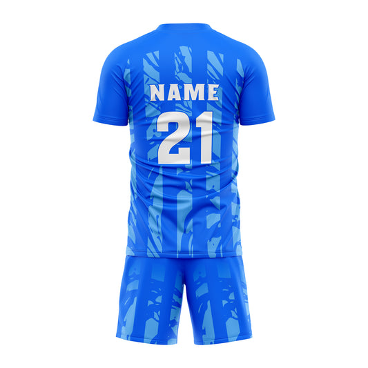 Blue Enigma Soccer Jersey Set | SK006