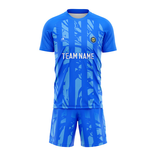 Blue Enigma Soccer Jersey Set | SK006