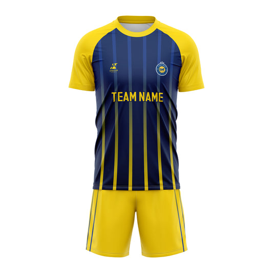 Oxford Blue Thunder Soccer Jersey Set | SK001