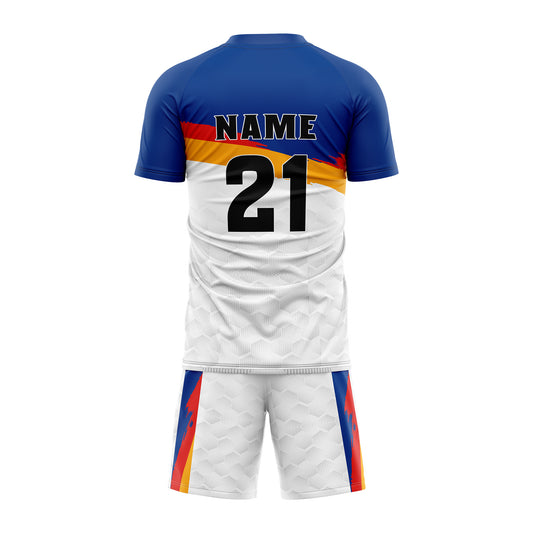 Persian Blue Blaze Soccer Jersey Set | SK009
